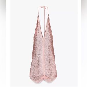 Zara Pink Backless Dress